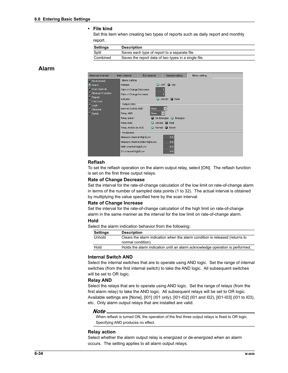 Alarm | Yokogawa Data Acquisition with PID Control CX2000 User Manual | Page 149 / 286