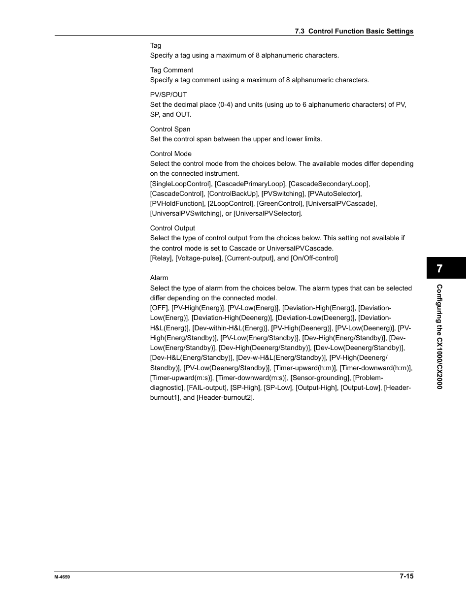 Yokogawa Data Acquisition with PID Control CX2000 User Manual | Page 189 / 286