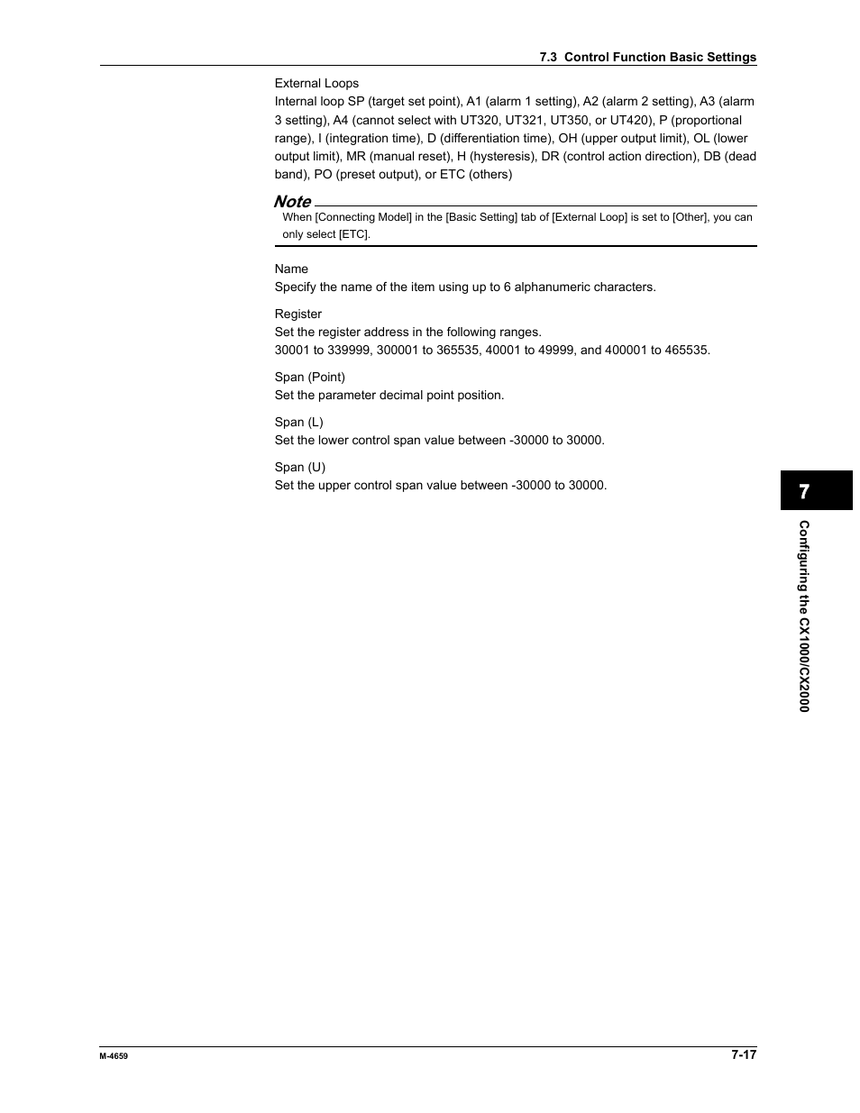 Yokogawa Data Acquisition with PID Control CX2000 User Manual | Page 191 / 286