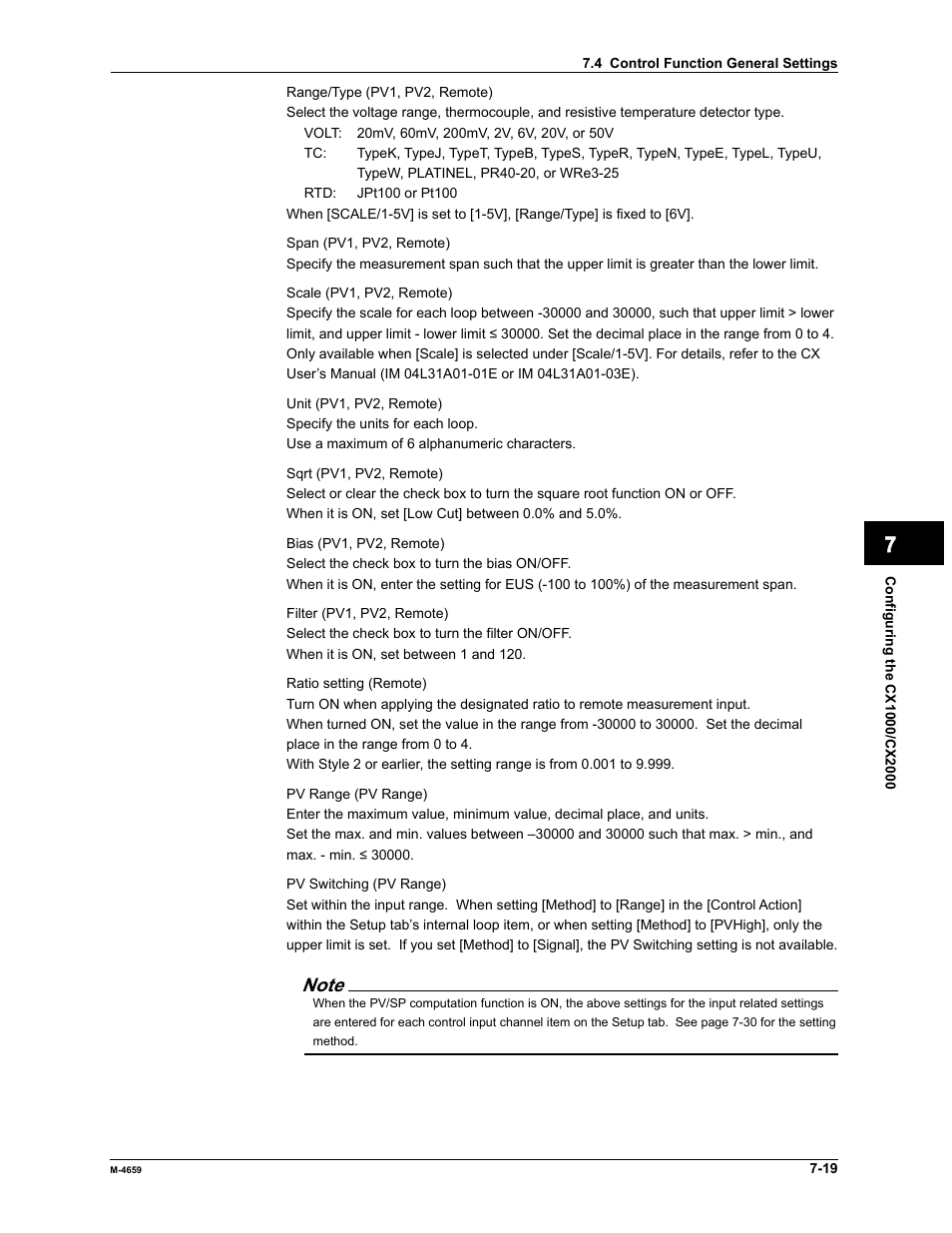 Yokogawa Data Acquisition with PID Control CX2000 User Manual | Page 193 / 286