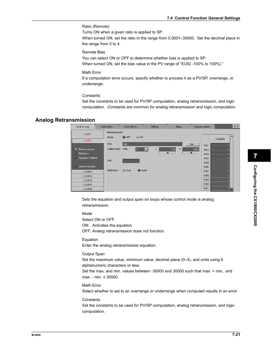 Yokogawa Data Acquisition with PID Control CX2000 User Manual | Page 195 / 286