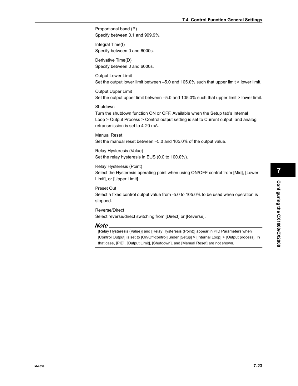 Yokogawa Data Acquisition with PID Control CX2000 User Manual | Page 197 / 286