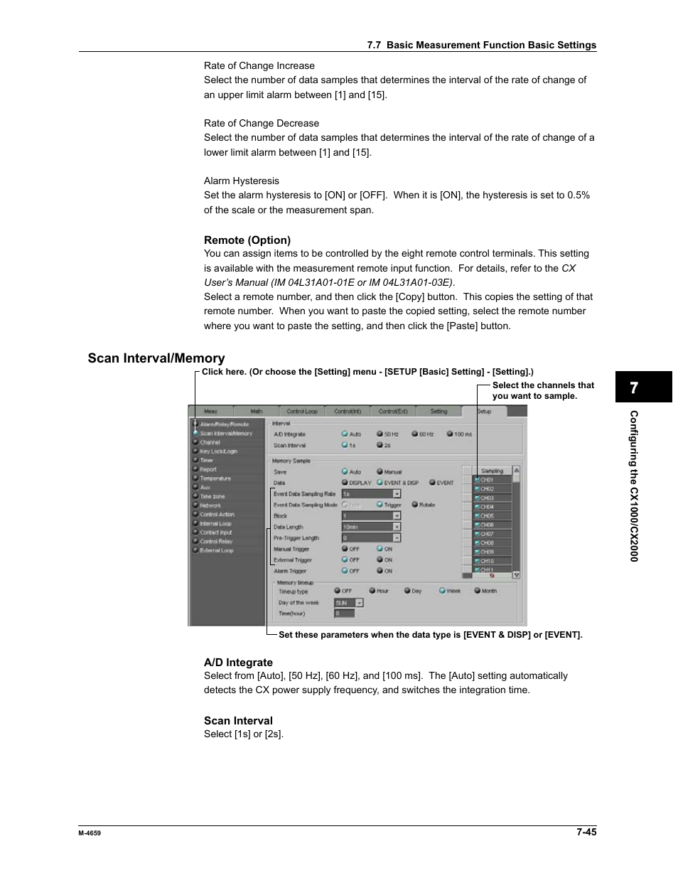 Yokogawa Data Acquisition with PID Control CX2000 User Manual | Page 219 / 286