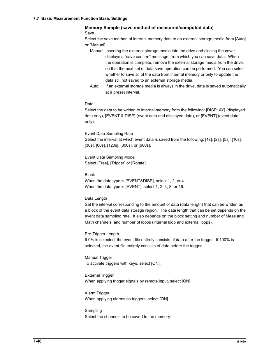 Yokogawa Data Acquisition with PID Control CX2000 User Manual | Page 220 / 286