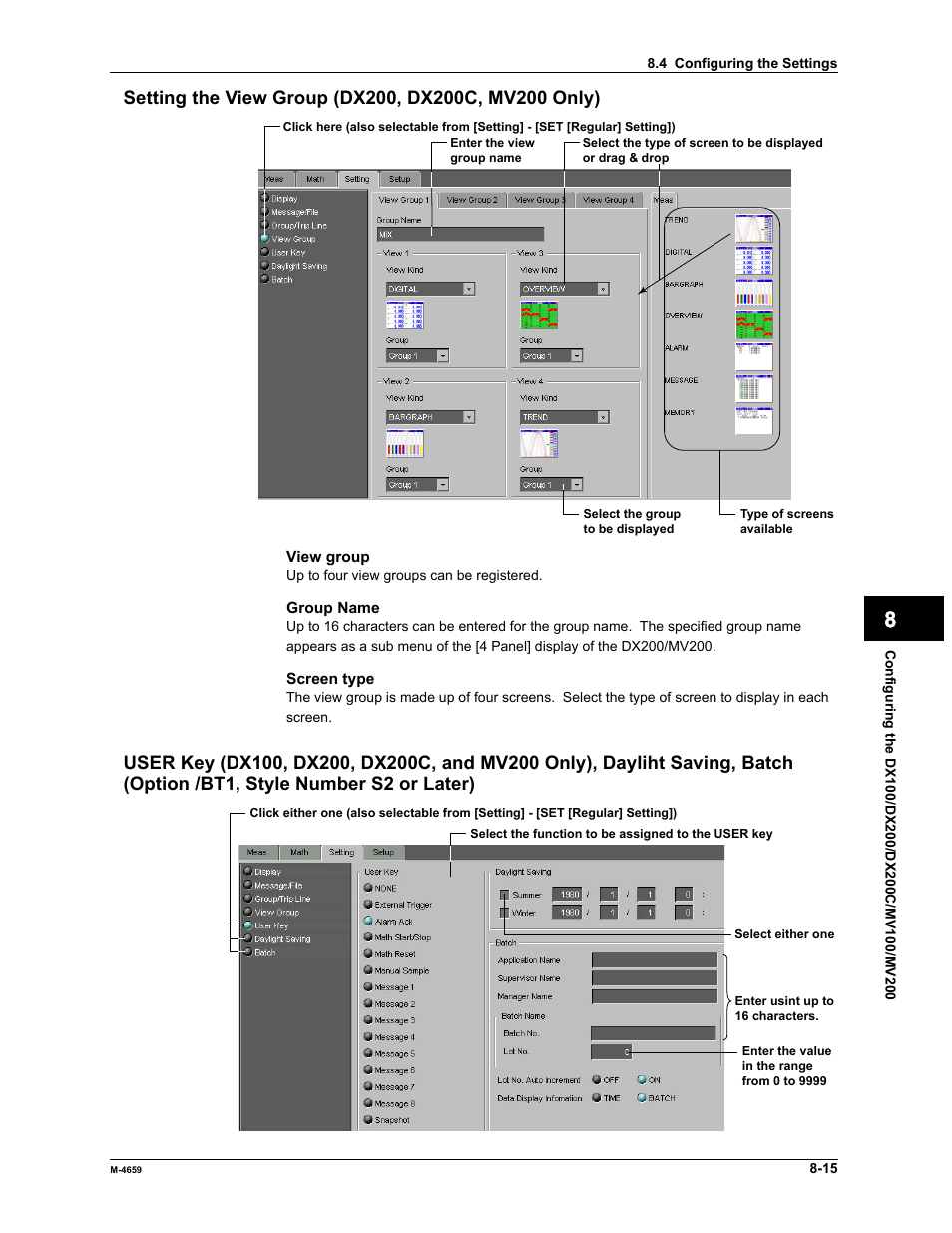 Yokogawa Data Acquisition with PID Control CX2000 User Manual | Page 265 / 286