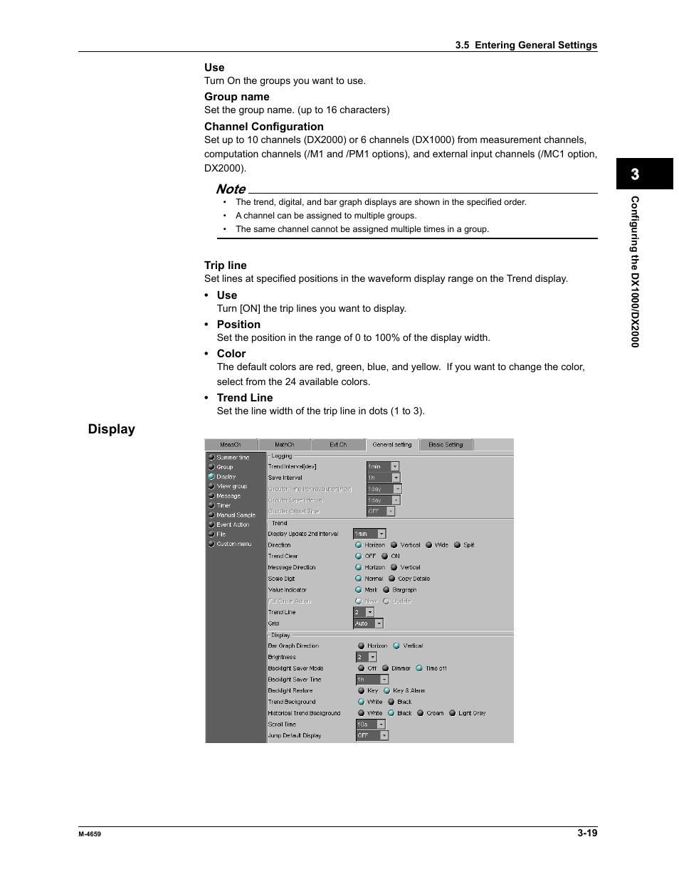 Yokogawa Data Acquisition with PID Control CX2000 User Manual | Page 35 / 286