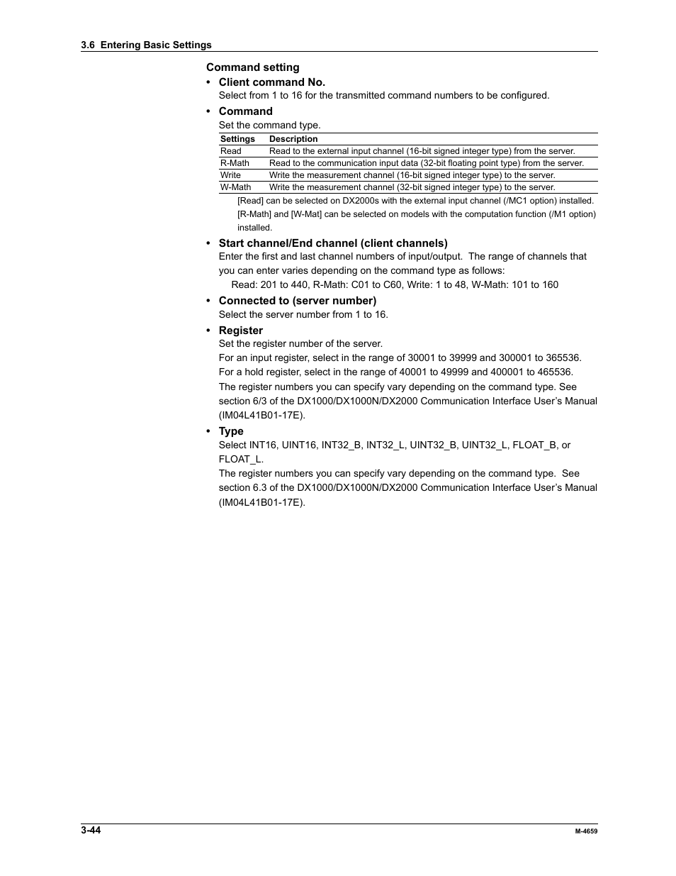 Yokogawa Data Acquisition with PID Control CX2000 User Manual | Page 60 / 286