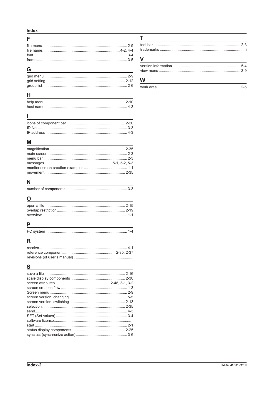 Yokogawa Button Operated DX2000 User Manual | Page 145 / 145