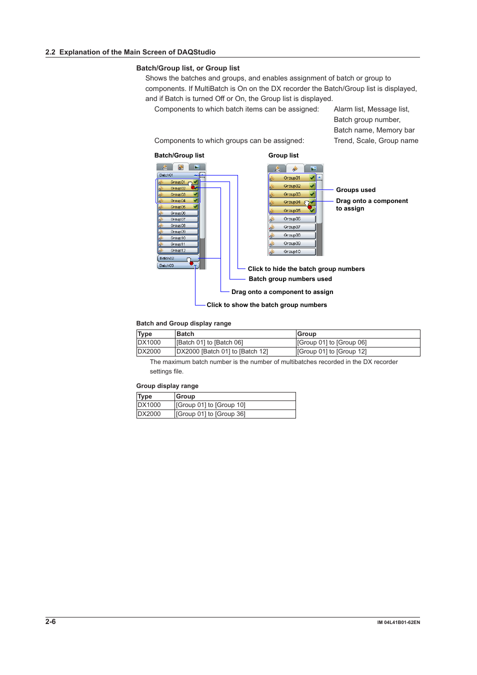 Yokogawa Button Operated DX2000 User Manual | Page 19 / 145