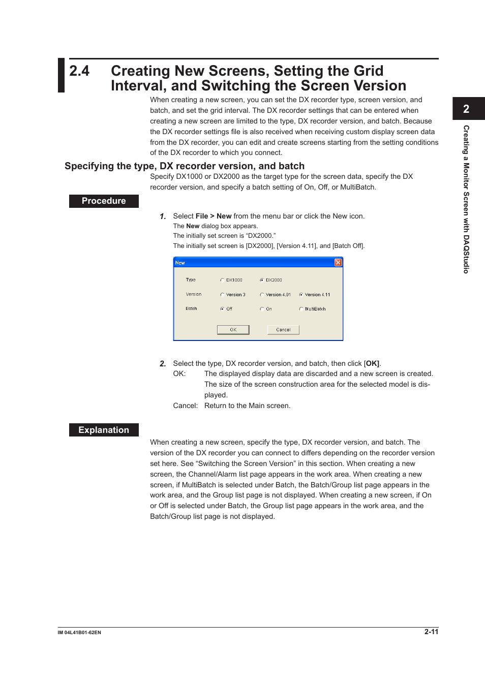 Yokogawa Button Operated DX2000 User Manual | Page 24 / 145