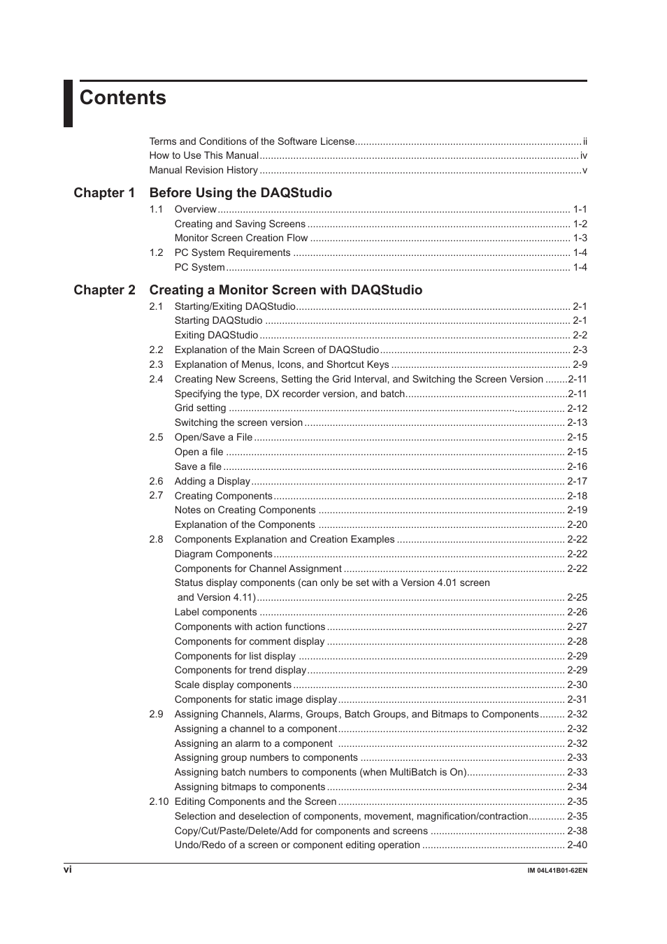 Yokogawa Button Operated DX2000 User Manual | Page 8 / 145