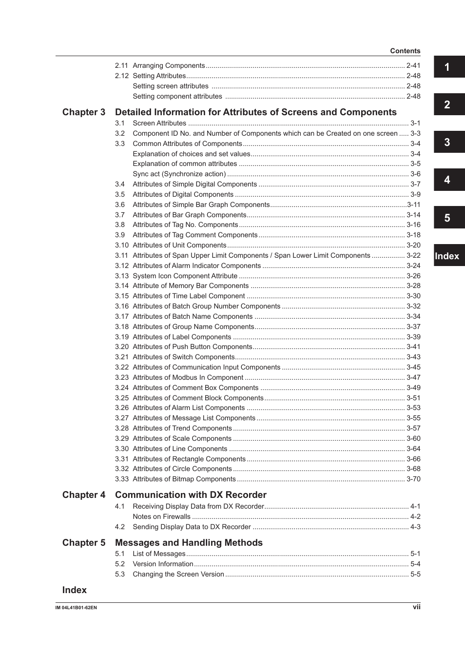 Yokogawa Button Operated DX2000 User Manual | Page 9 / 145