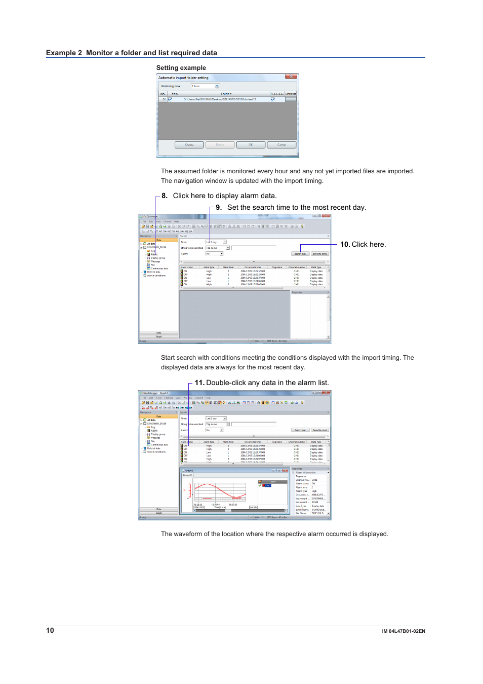 Yokogawa Button Operated MV2000 User Manual | Page 10 / 18