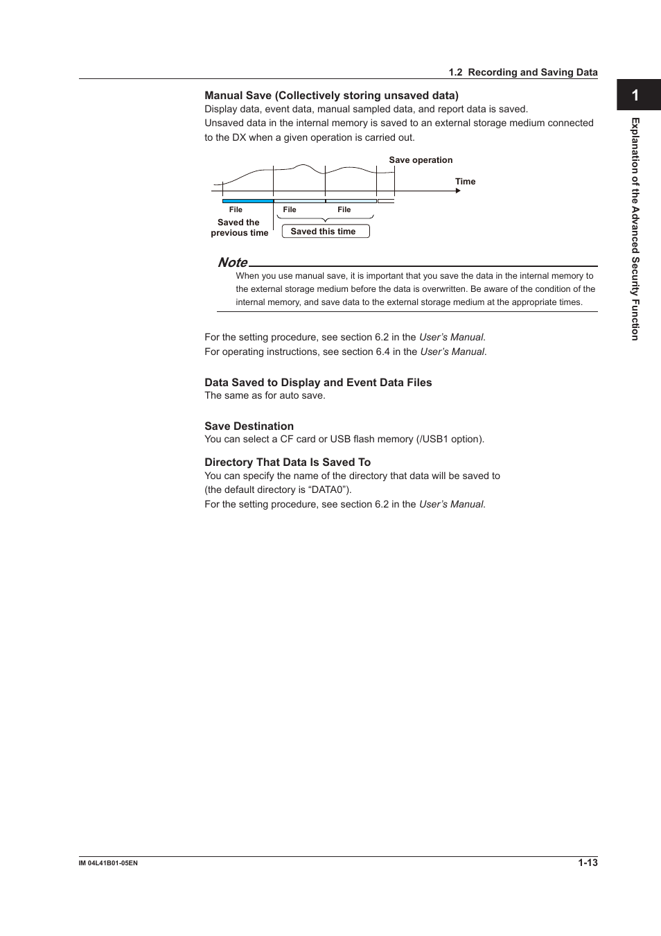 Index app | Yokogawa Removable Chassis DX1000N User Manual | Page 19 / 72