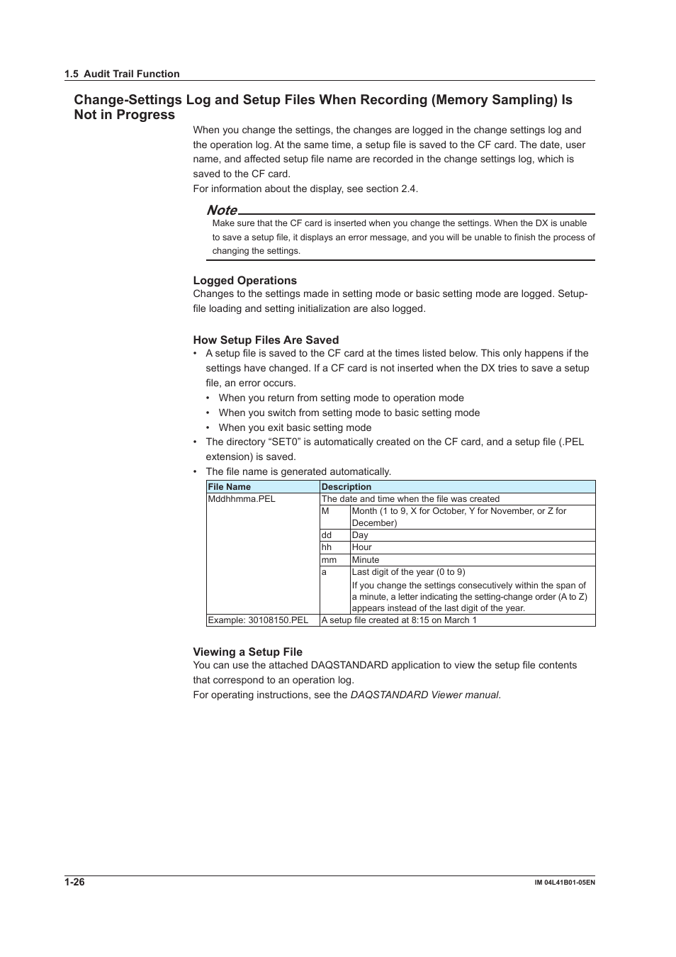 Yokogawa Removable Chassis DX1000N User Manual | Page 32 / 72