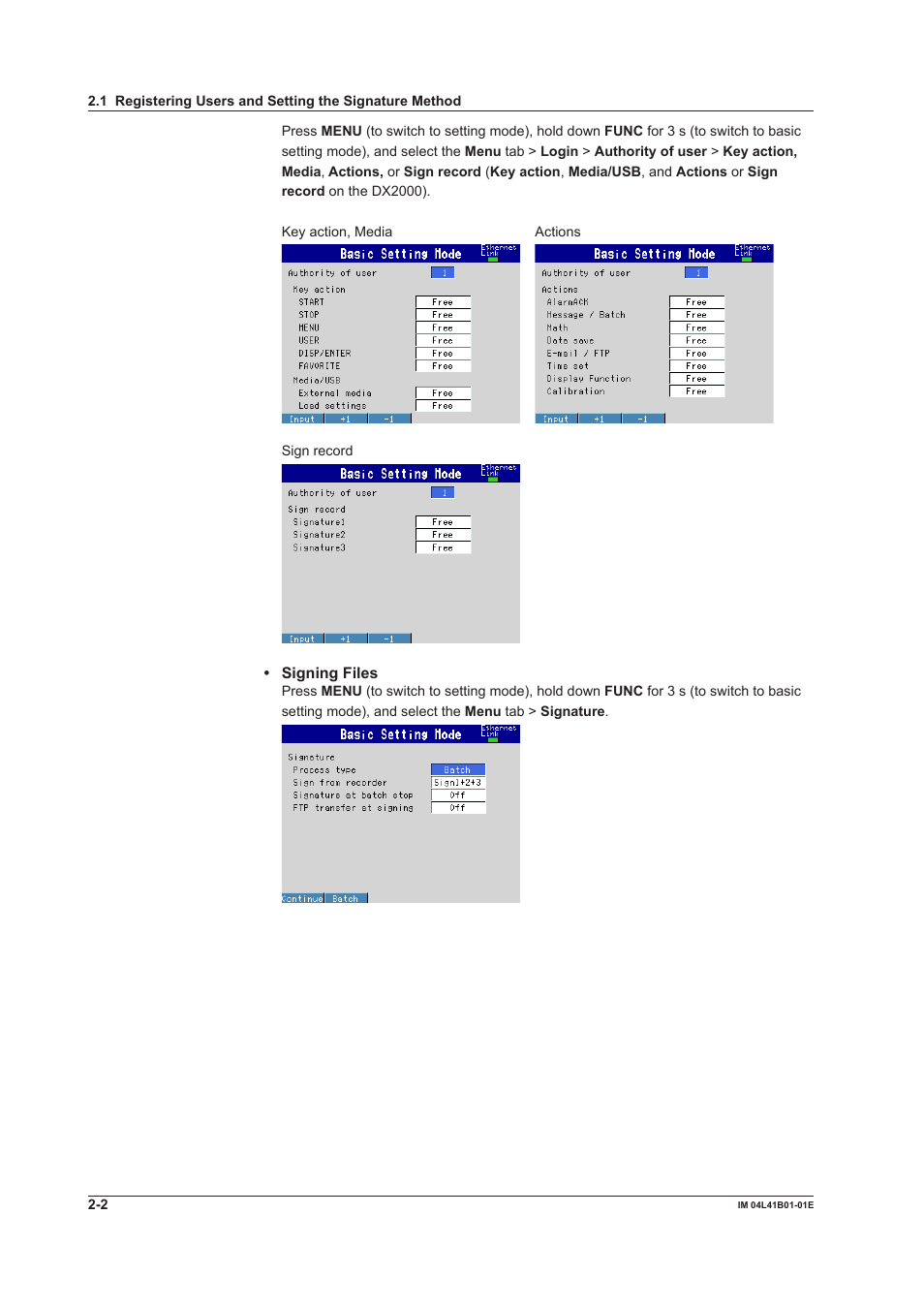 Yokogawa Removable Chassis DX1000N User Manual | Page 41 / 72