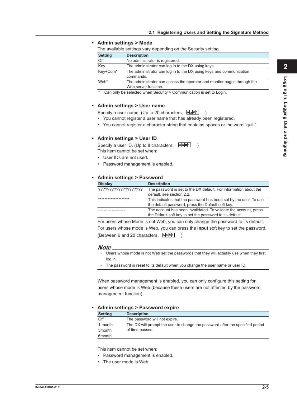 Index app | Yokogawa Removable Chassis DX1000N User Manual | Page 44 / 72