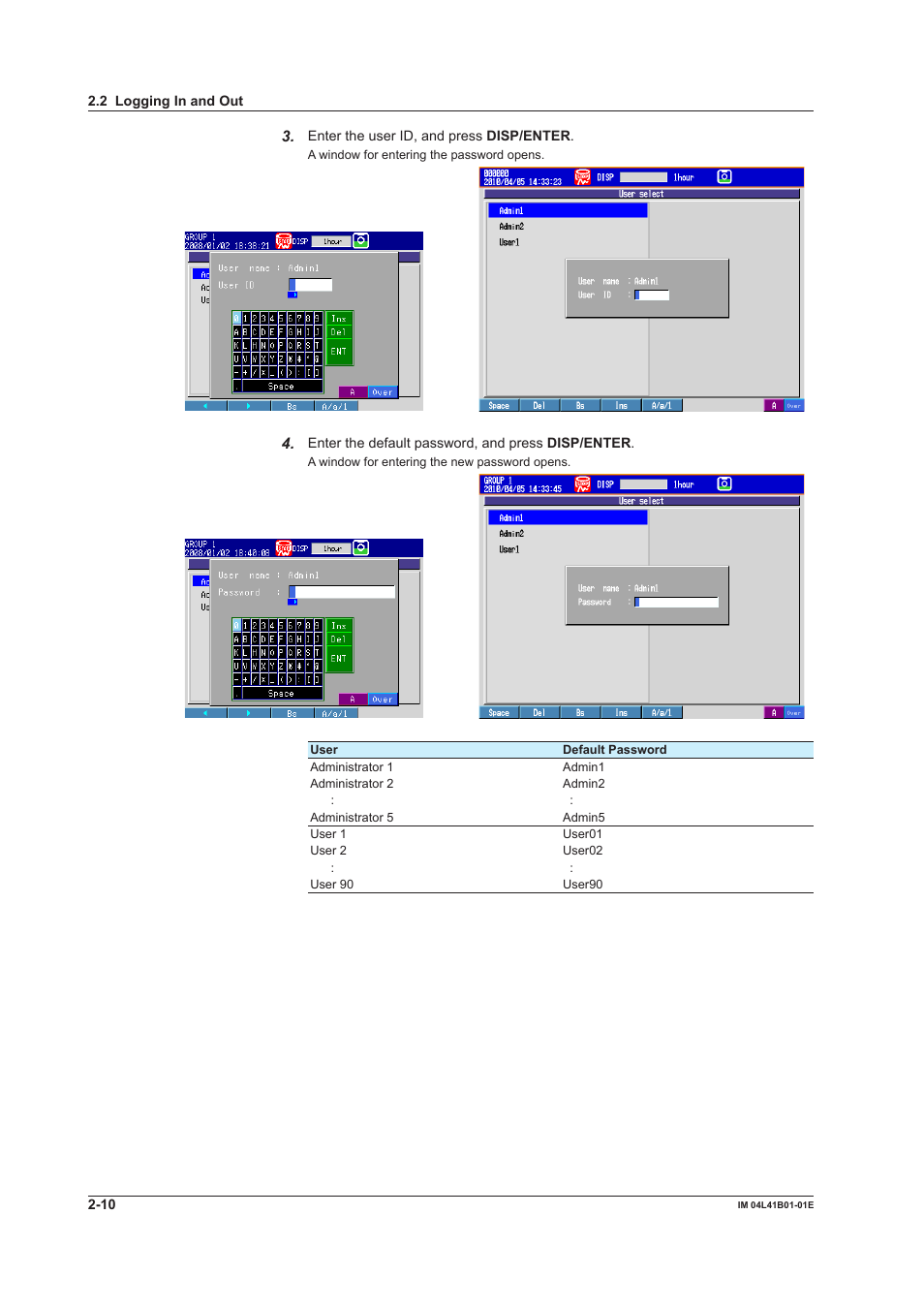 Yokogawa Removable Chassis DX1000N User Manual | Page 49 / 72