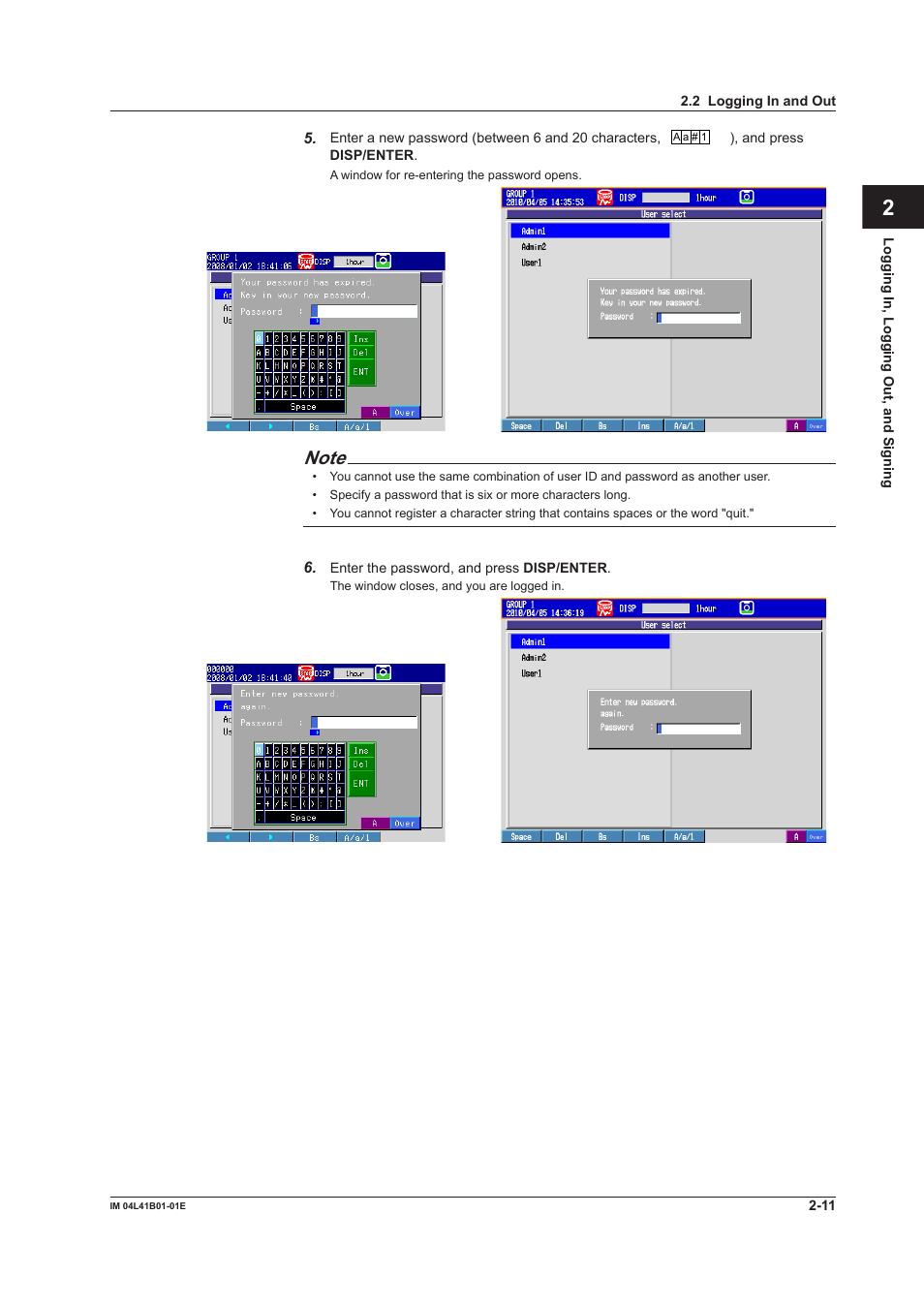 Index app | Yokogawa Removable Chassis DX1000N User Manual | Page 50 / 72