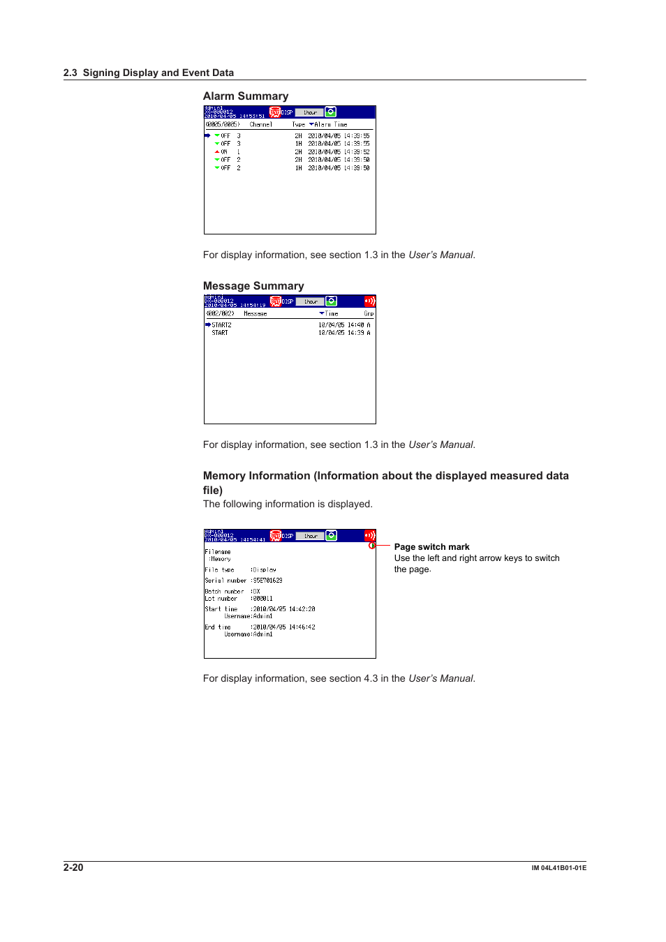 Yokogawa Removable Chassis DX1000N User Manual | Page 59 / 72