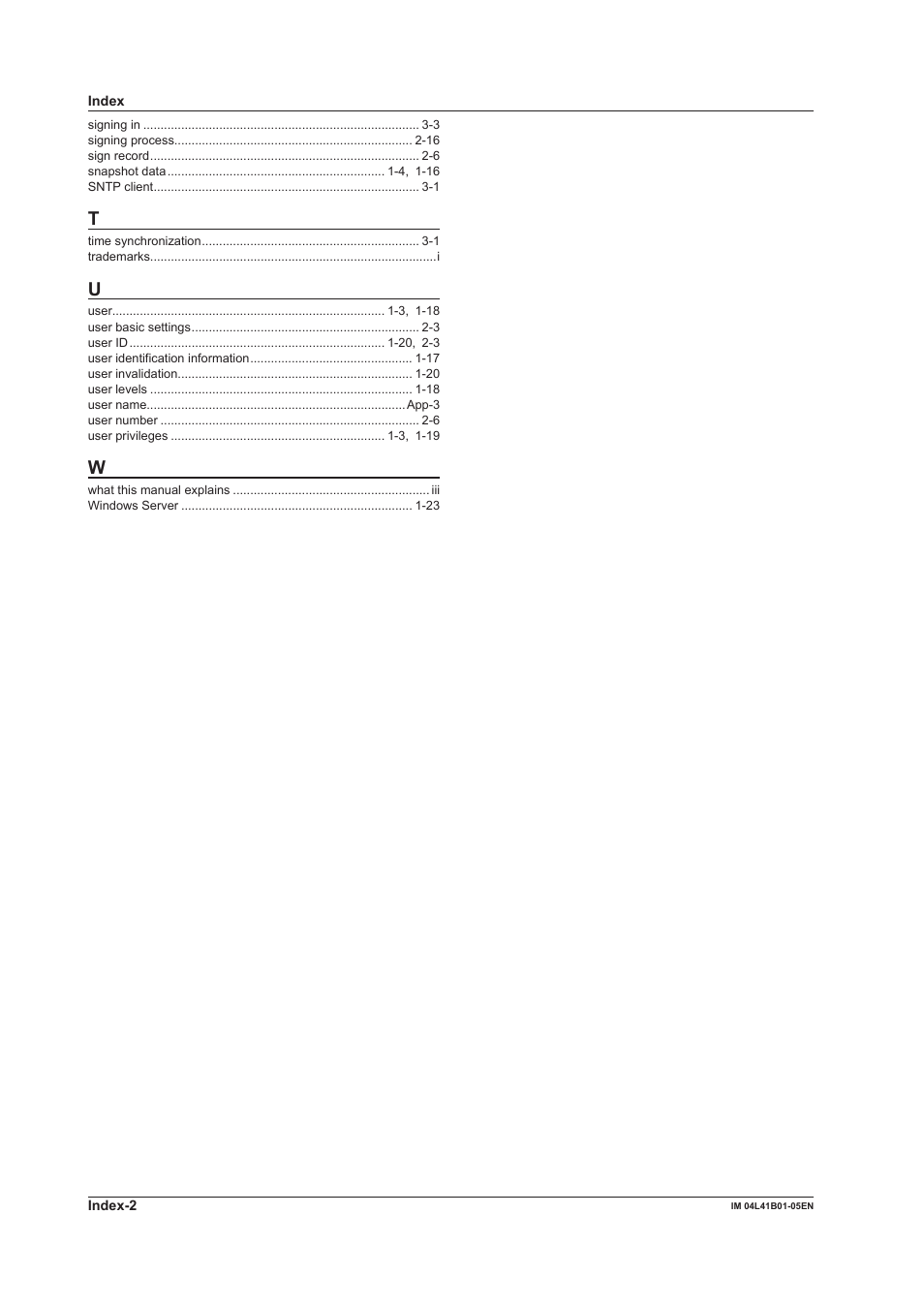 Yokogawa Removable Chassis DX1000N User Manual | Page 72 / 72