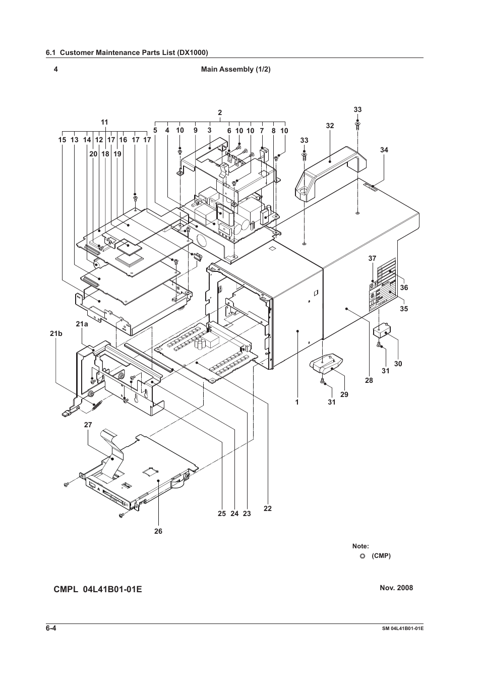 Nov. 2008, Style h s made in china | Yokogawa Removable Chassis DX1000N User Manual | Page 33 / 65