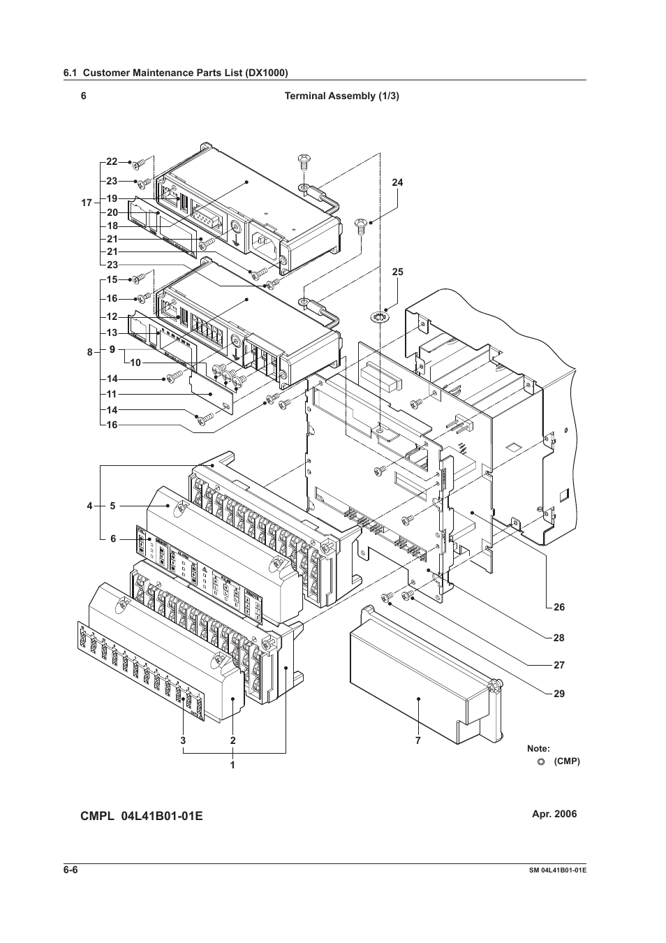 Yokogawa Removable Chassis DX1000N User Manual | Page 35 / 65