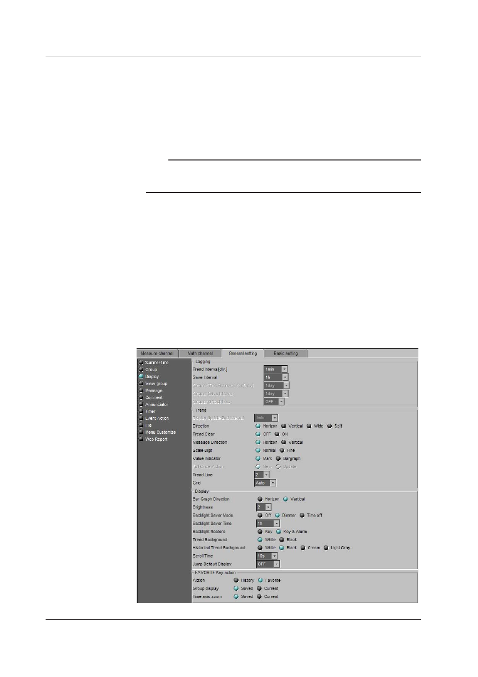 Display, Display -18, Dsplay | Yokogawa DAQWORX User Manual | Page 145 / 336
