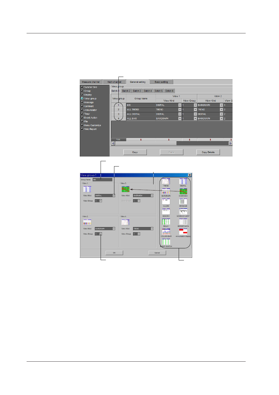Vew group | Yokogawa DAQWORX User Manual | Page 149 / 336