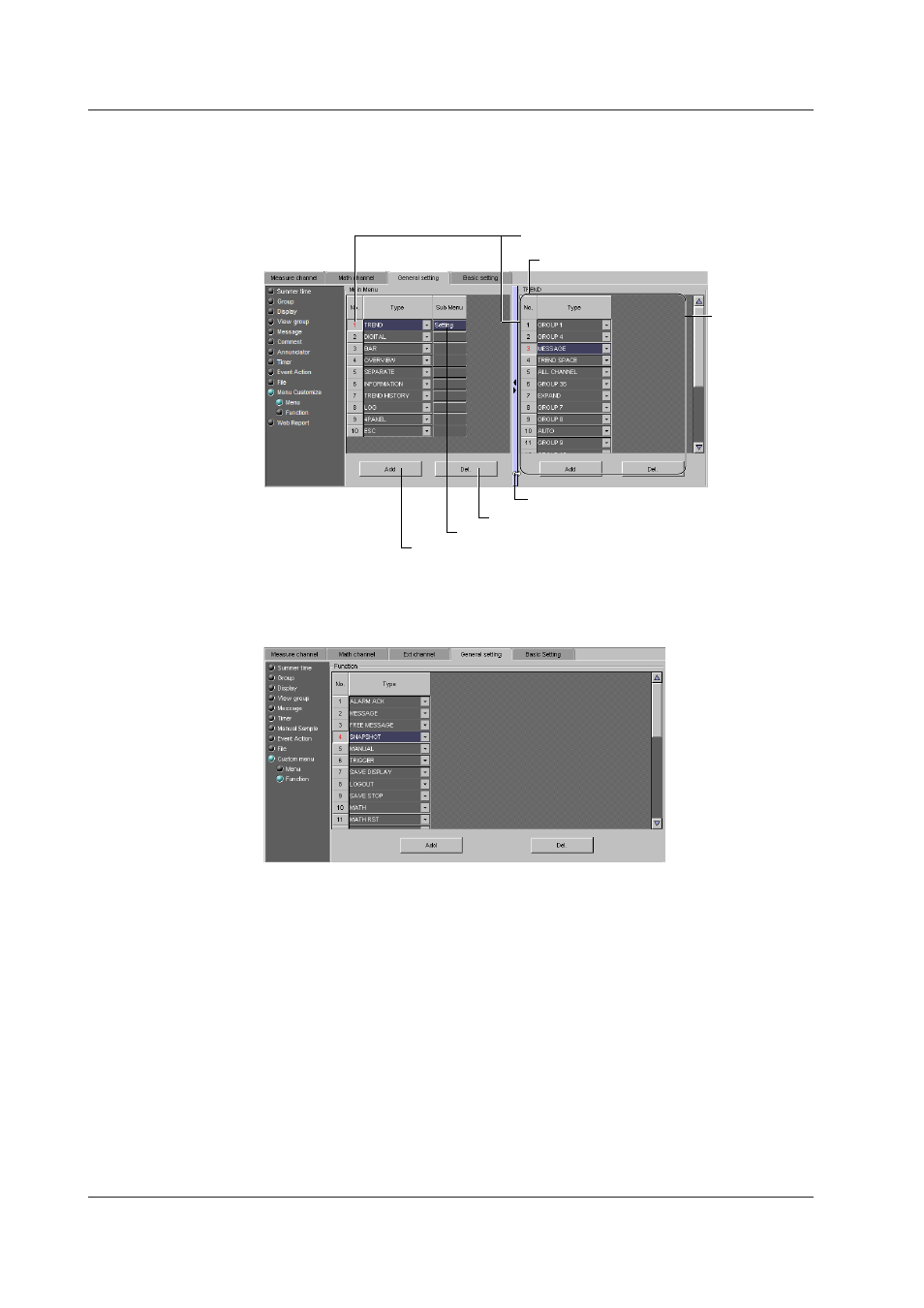Custom menu | Yokogawa DAQWORX User Manual | Page 159 / 336