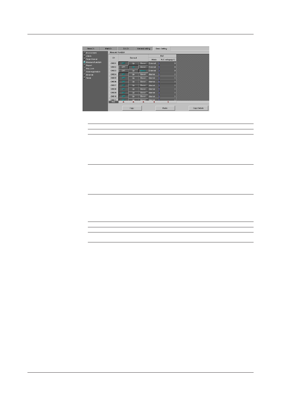 Measure functon | Yokogawa DAQWORX User Manual | Page 171 / 336