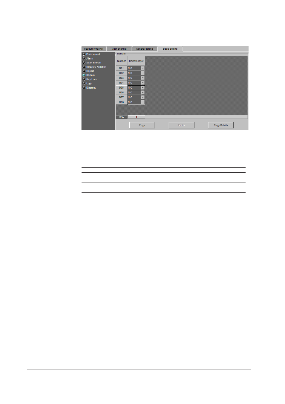 Remote (release number 3 or later) | Yokogawa DAQWORX User Manual | Page 173 / 336