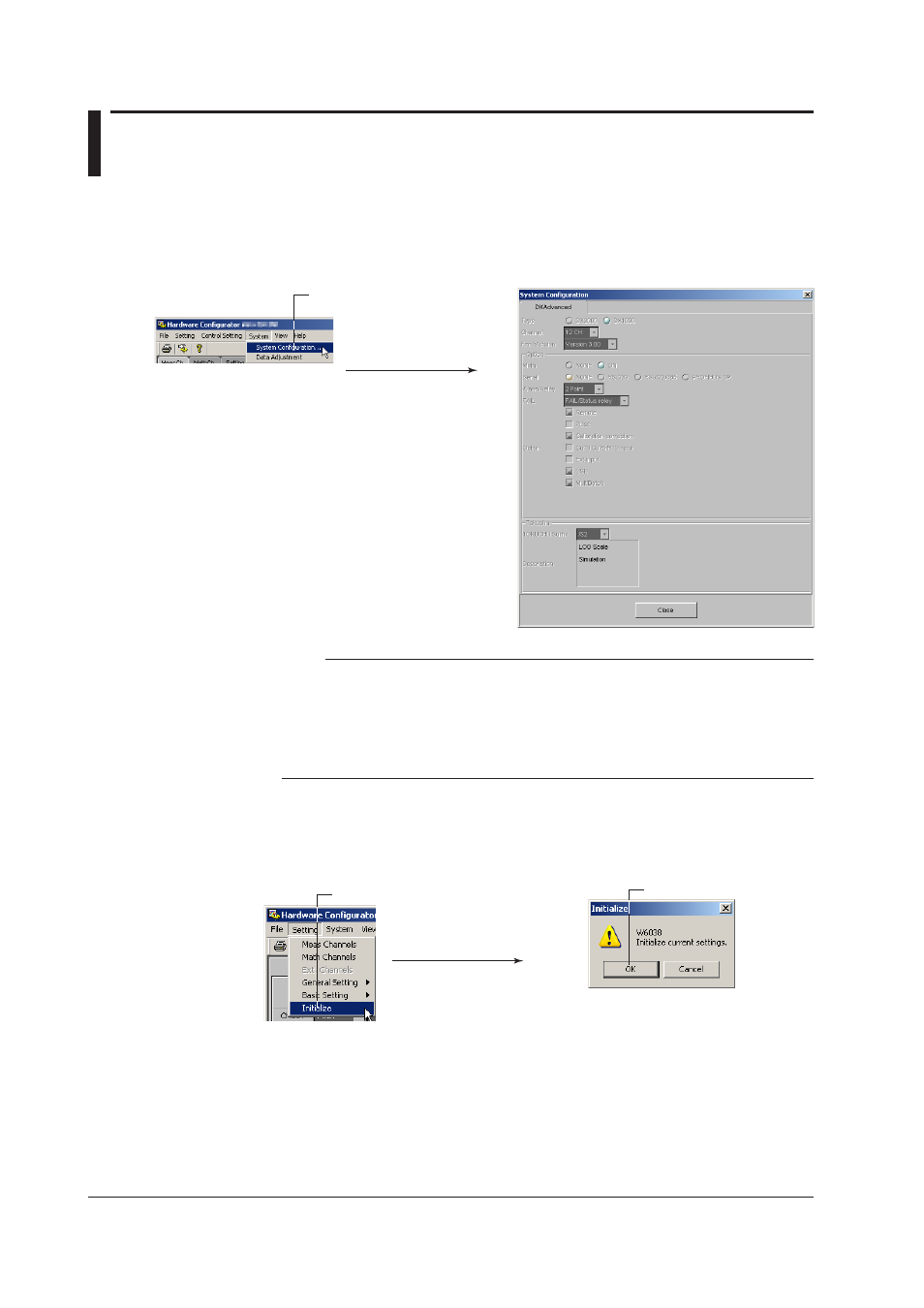 Checkng the system confguraton, Intalzng the setup data | Yokogawa DAQWORX User Manual | Page 193 / 336