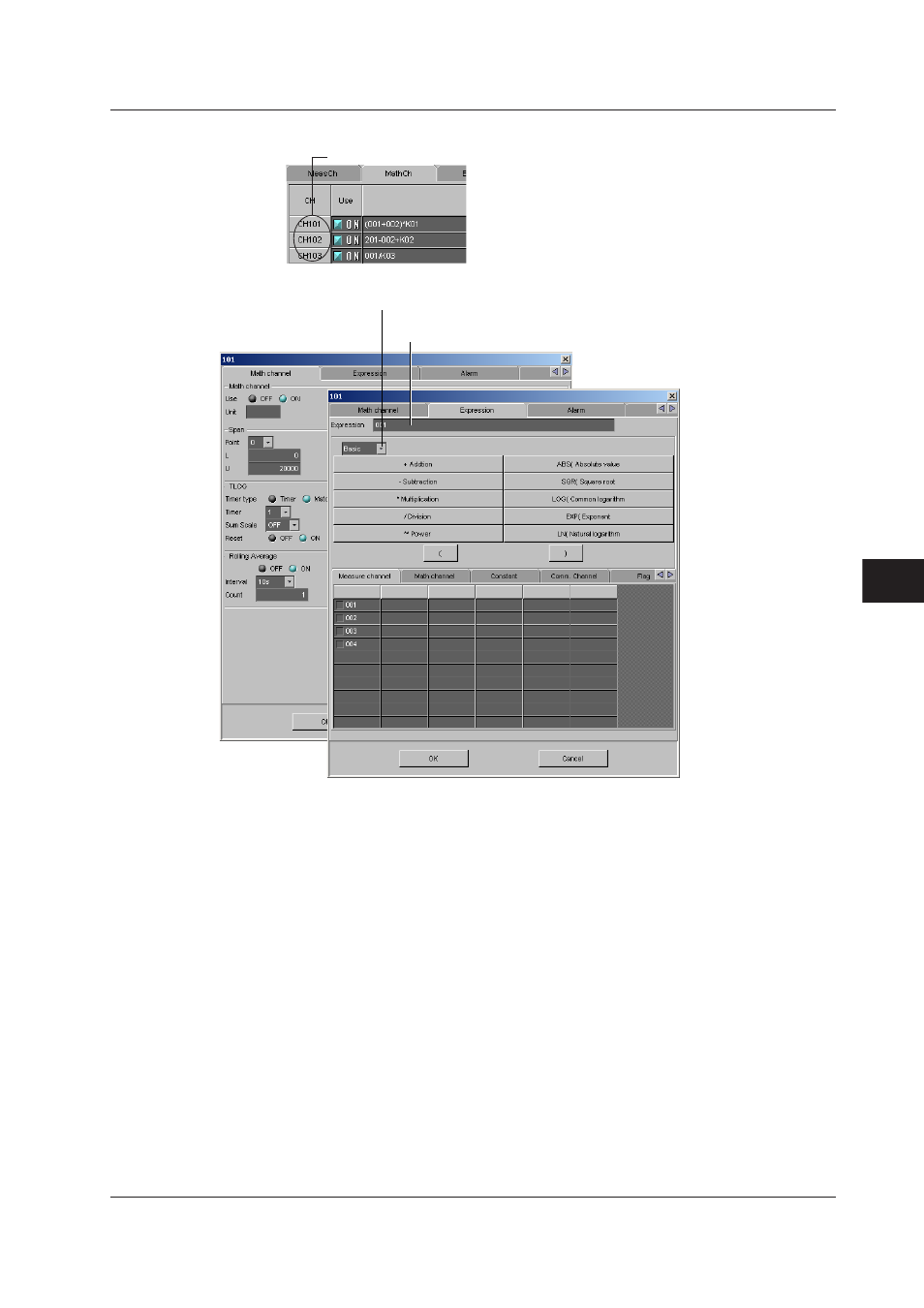 Setting one computation channel at a time, Setting one computation channel at a time -19 | Yokogawa DAQWORX User Manual | Page 215 / 336