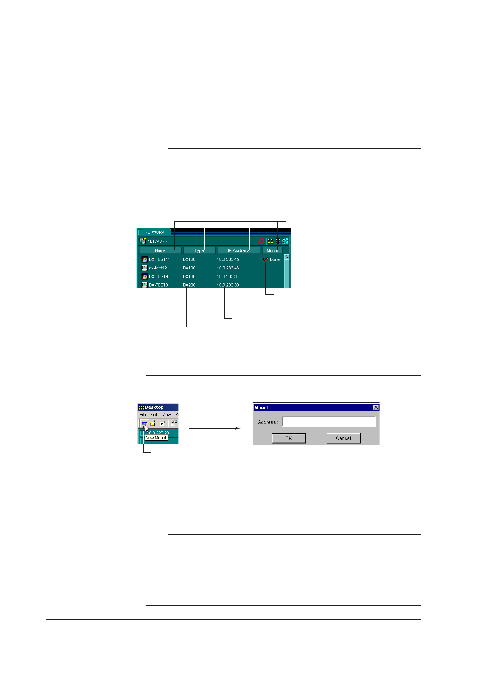 Mountng by specfyng the ip address or host name | Yokogawa DAQWORX User Manual | Page 23 / 336