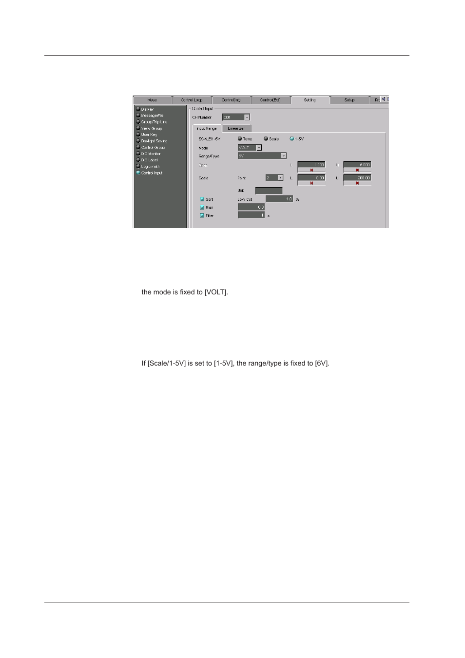 Control input (cx style number s3 or later), Control input (cx style number s3 or later) -26 | Yokogawa DAQWORX User Manual | Page 283 / 336