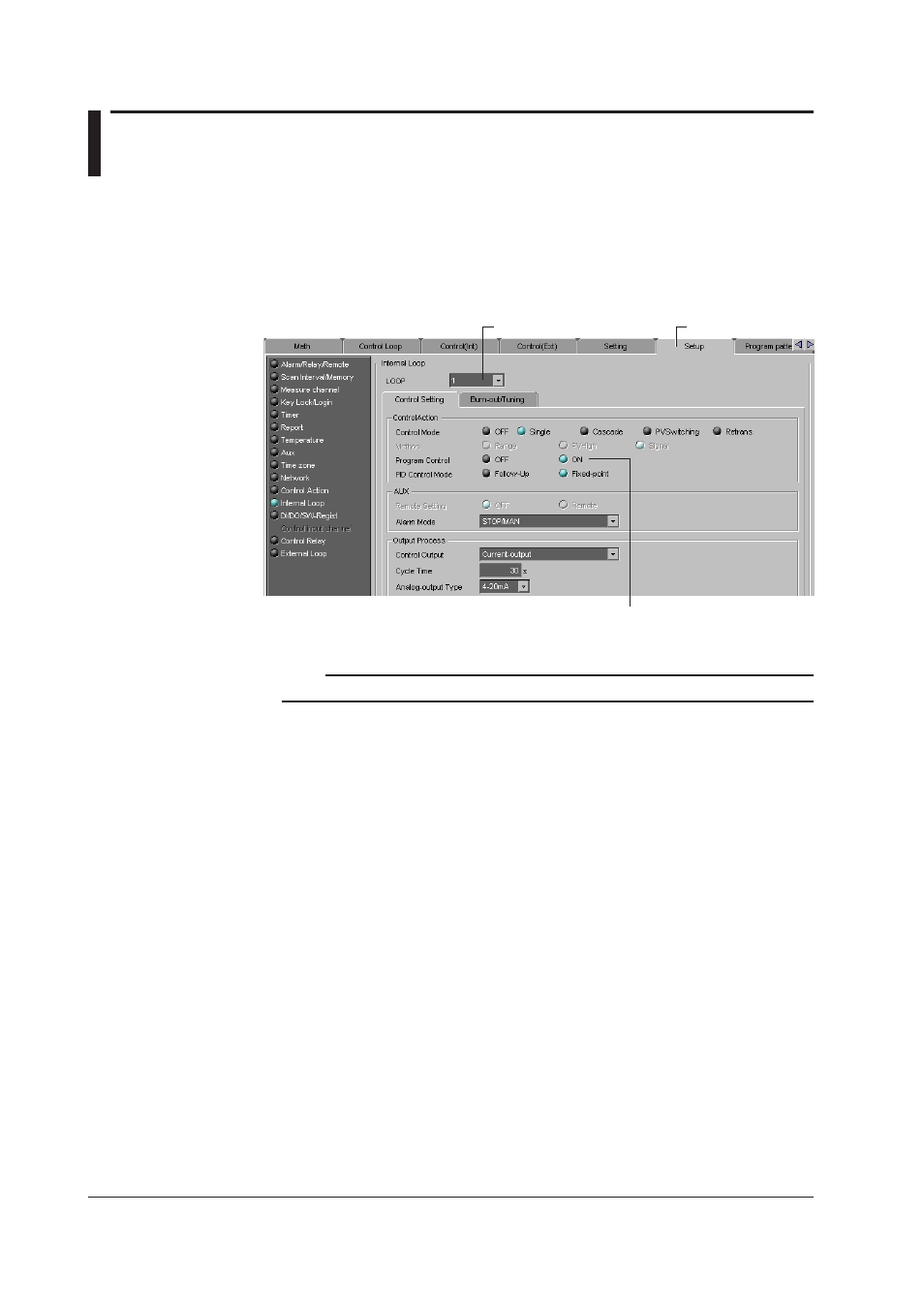 6 program control related setup operations, Turn on/off program control, 6 program control related setup operations -30 | Turn on/off program control -30, 6 program control related setup operatons | Yokogawa DAQWORX User Manual | Page 287 / 336