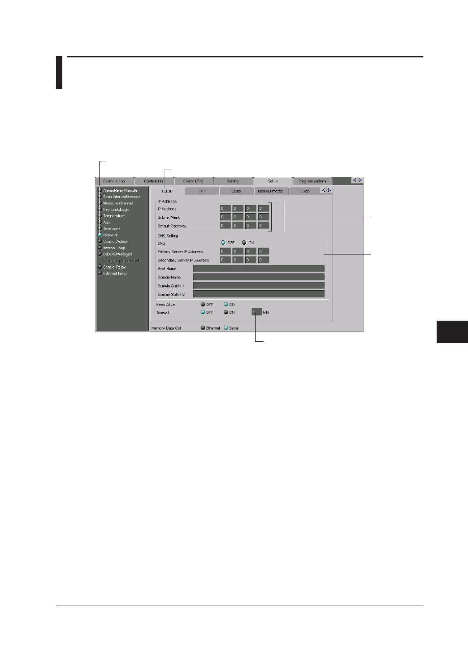 11 network settings, Tcp/ip settings, 11 network settings -63 | Tcp/ip settings -63, 11 network settngs | Yokogawa DAQWORX User Manual | Page 320 / 336