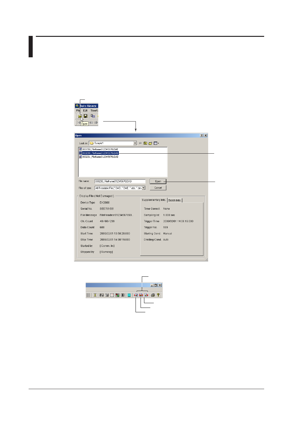 5 linking files and saving the link settings file, Linking files, Linking files -16 | 5 lnkng fles and savng the lnk settngs fle, Lnkng fles | Yokogawa DAQWORX User Manual | Page 78 / 336