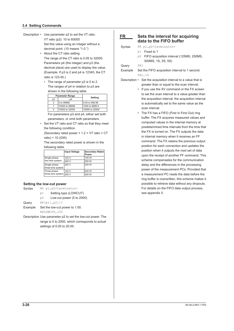 Yokogawa Value Series FX1000 User Manual | Page 108 / 206