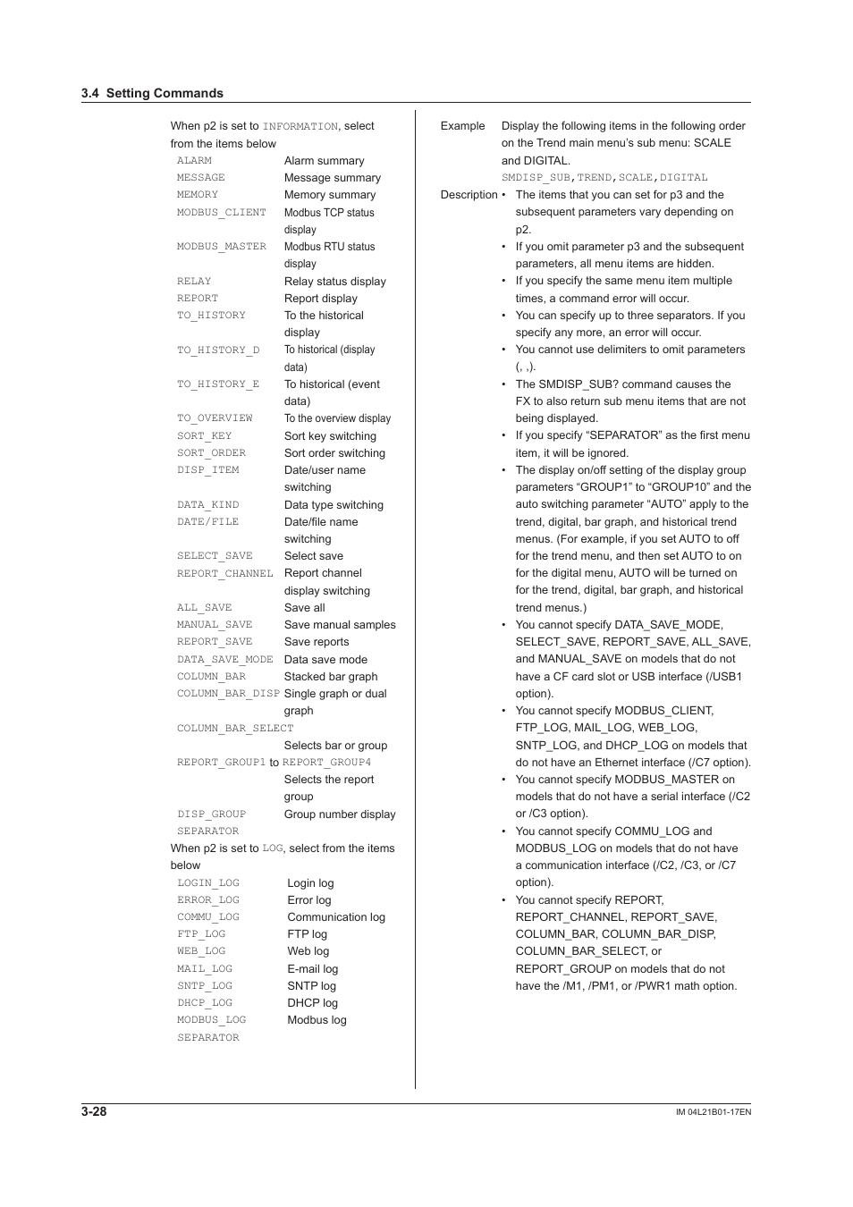 Yokogawa Value Series FX1000 User Manual | Page 110 / 206