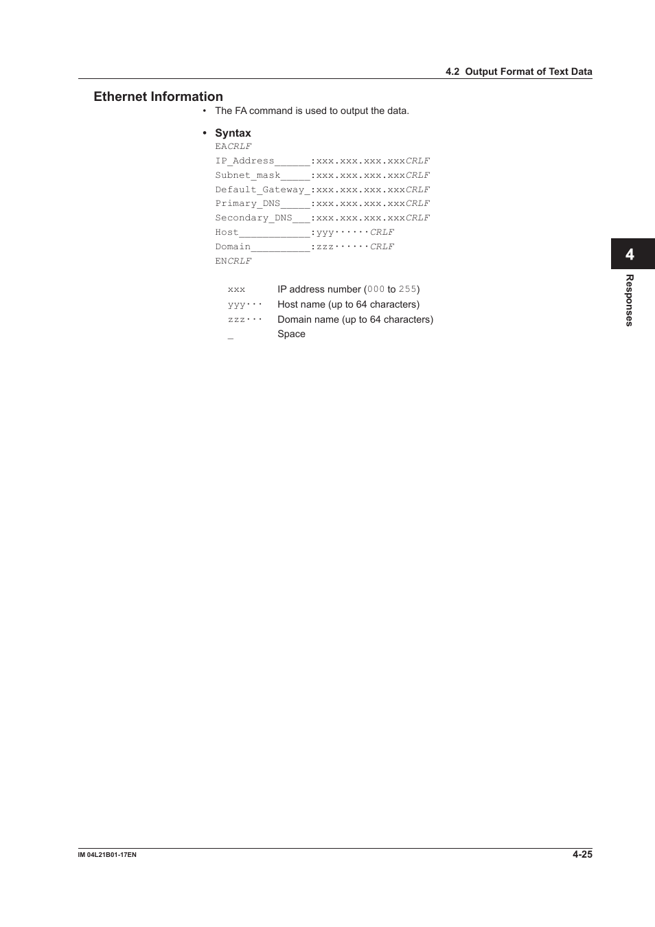 Yokogawa Value Series FX1000 User Manual | Page 161 / 206