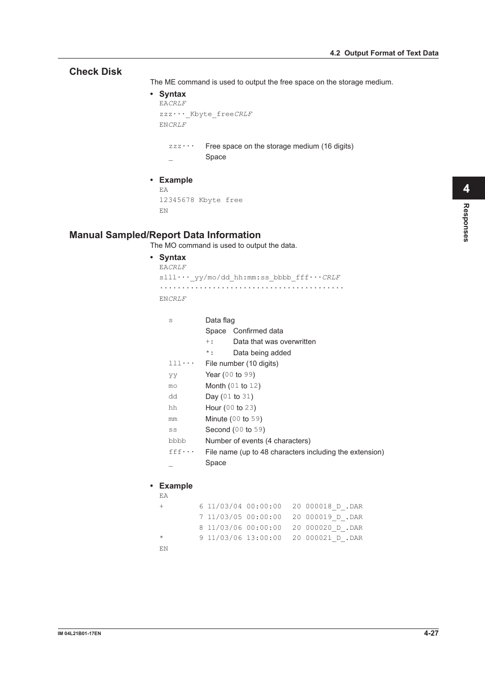 Yokogawa Value Series FX1000 User Manual | Page 163 / 206