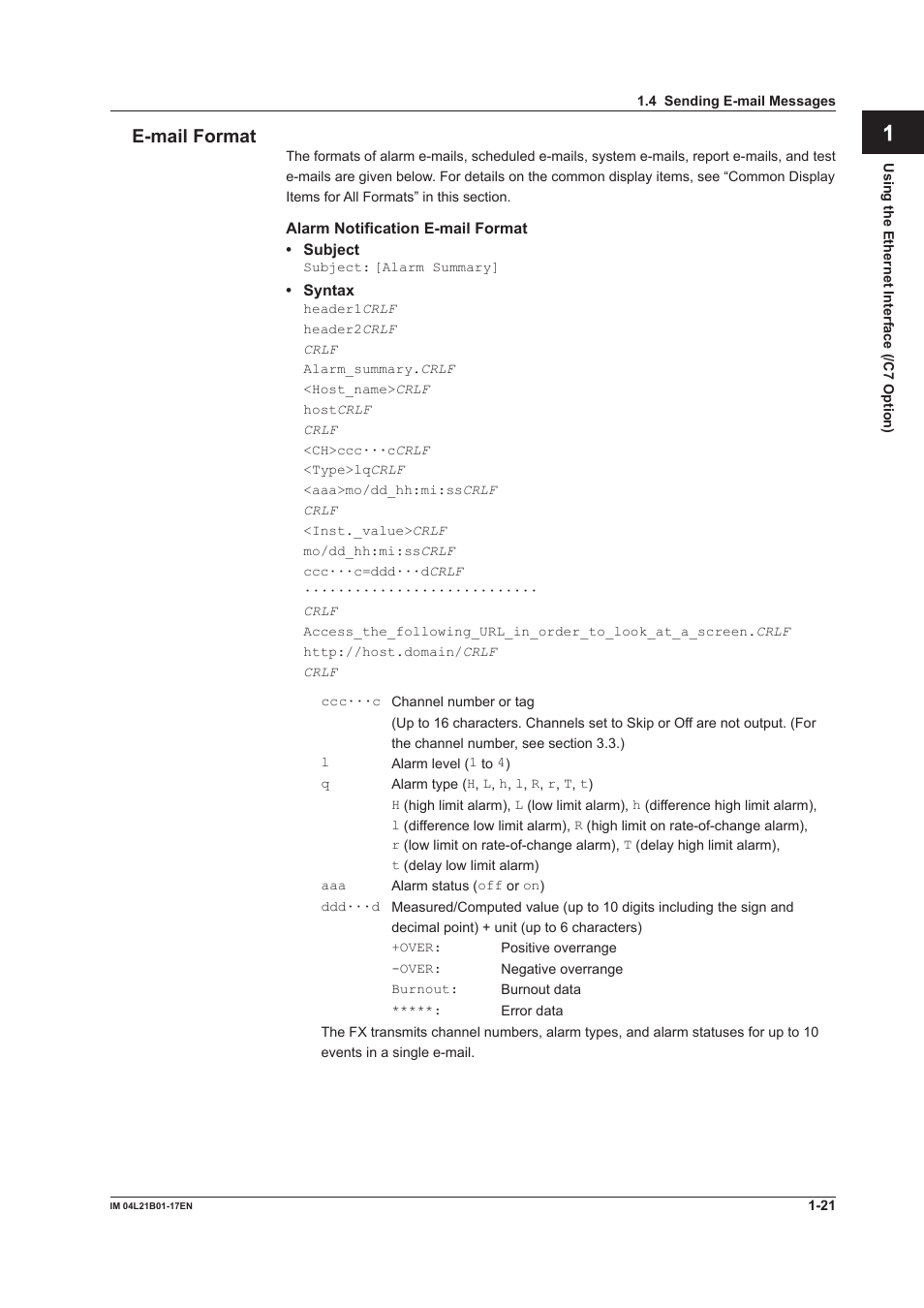 Yokogawa Value Series FX1000 User Manual | Page 29 / 206