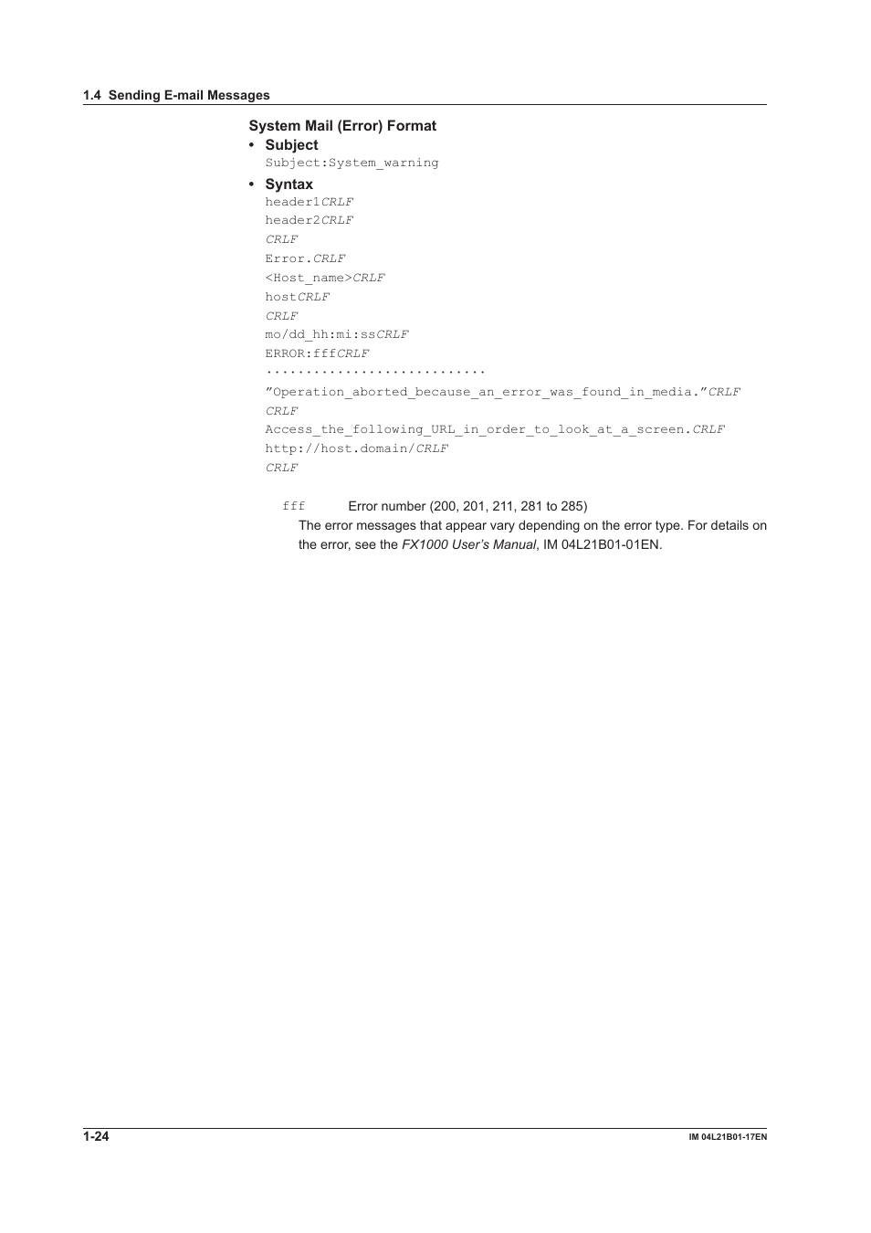 Yokogawa Value Series FX1000 User Manual | Page 32 / 206