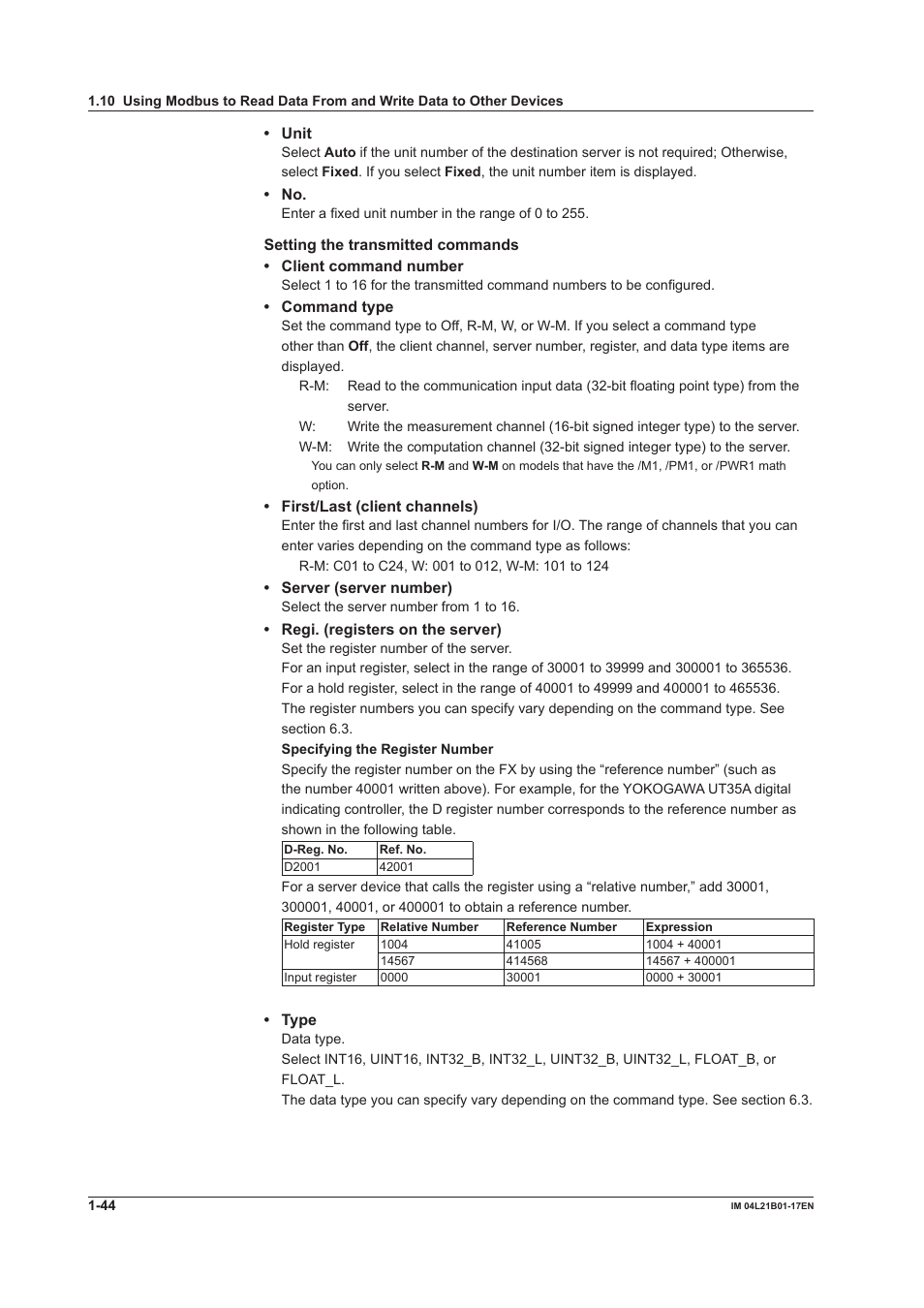 Yokogawa Value Series FX1000 User Manual | Page 52 / 206