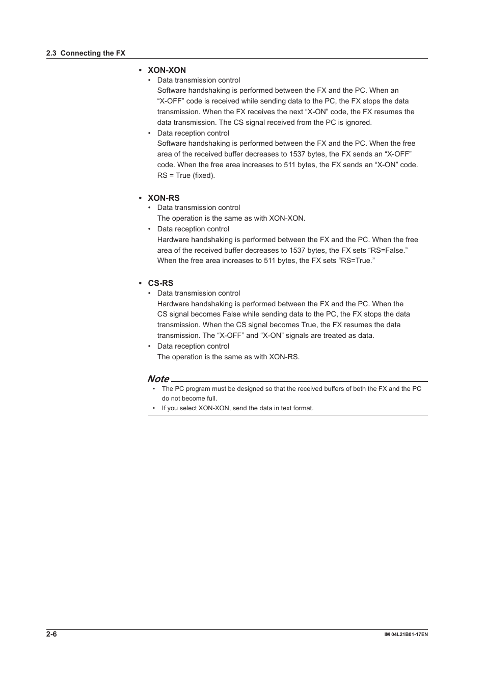 Yokogawa Value Series FX1000 User Manual | Page 70 / 206