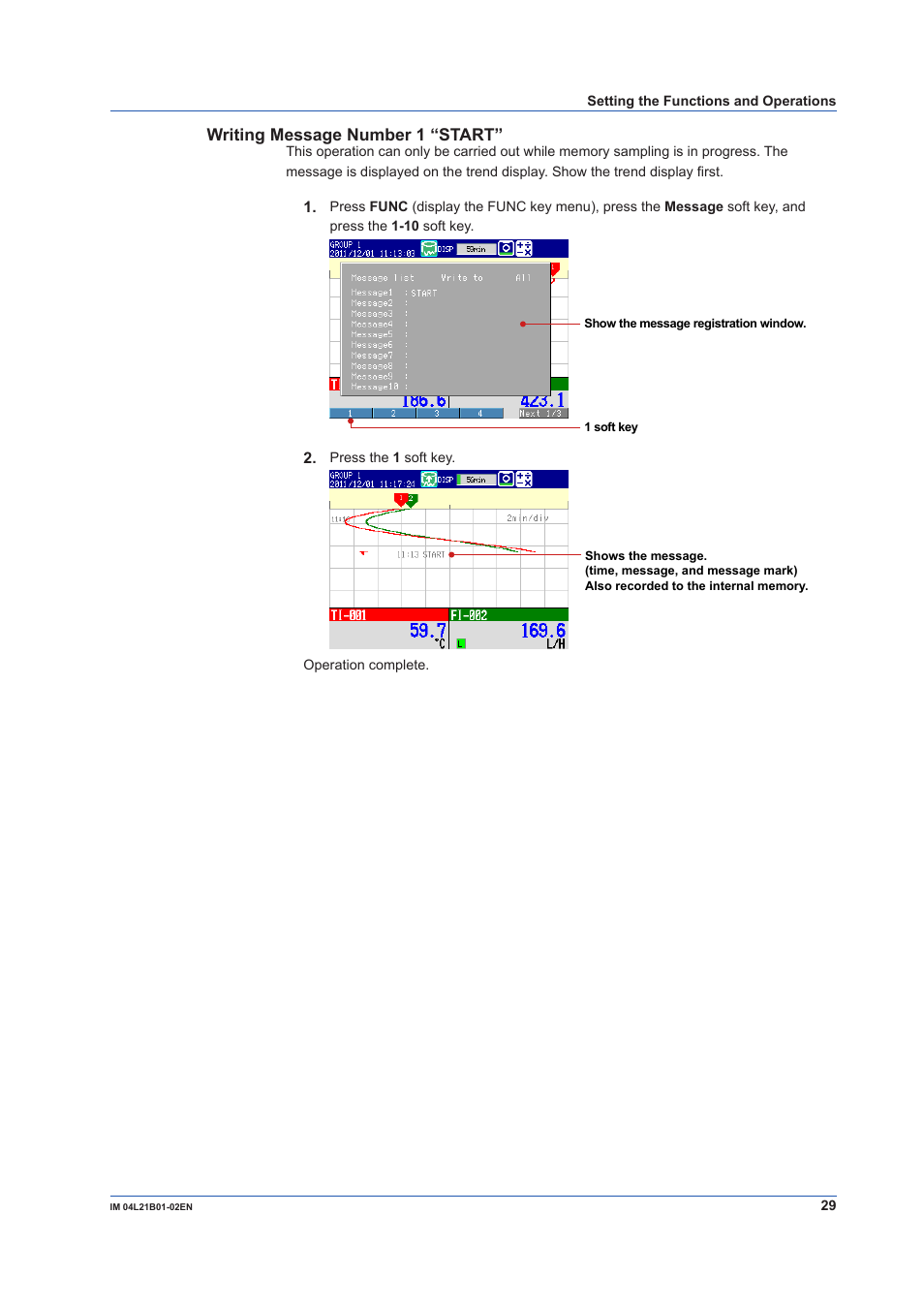 Yokogawa Value Series FX1000 User Manual | Page 30 / 34