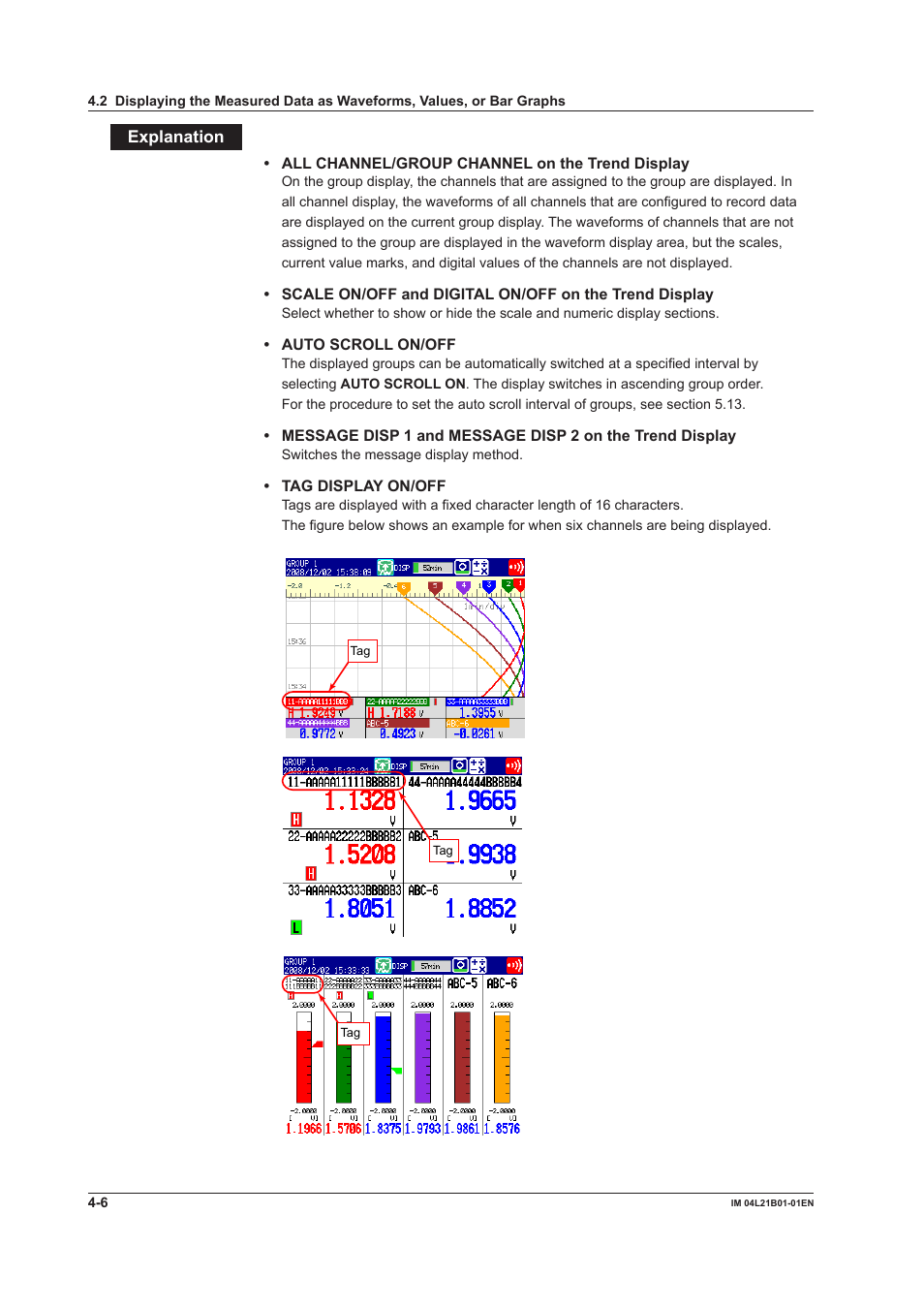 Yokogawa Value Series FX1000 User Manual | Page 115 / 327