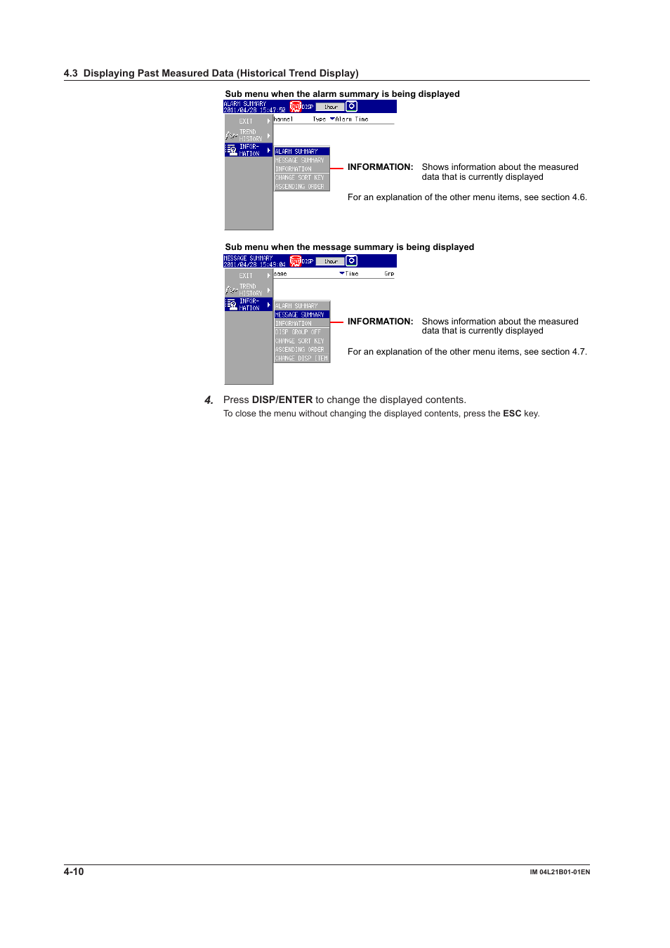 Yokogawa Value Series FX1000 User Manual | Page 119 / 327